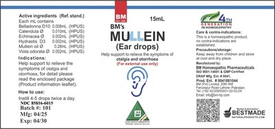 Mullein (Mullein  Ear Drop)